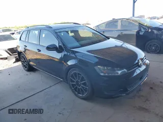 2017 Volkswagen Golf SportWagen S with VIN 3VW017AU0HM503220, listed as a Copart auction lot 61067774 with 41,155 mi miles and Salvage Title. Bid and sale history available at carsss.com. Image 4.