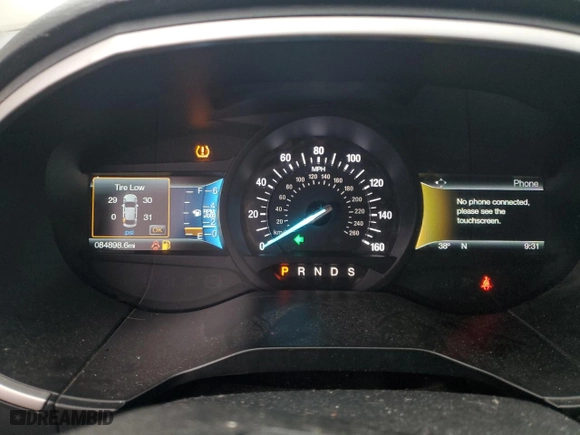 2017 Ford Edge SEL with VIN 2FMPK4J90HBB42397, listed as a Copart auction lot 86155114 with 84,898 mi miles and Clean Title. Bid and sale history available at carsss.com. Image 9.