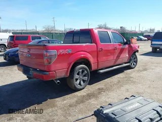 2012 Ford F-150 XL with VIN 1FTFW1CT5CFC95215, listed as a IAAI auction lot 41644046 with 222,735 mi miles. Bid and sale history available at carsss.com. Image 4.