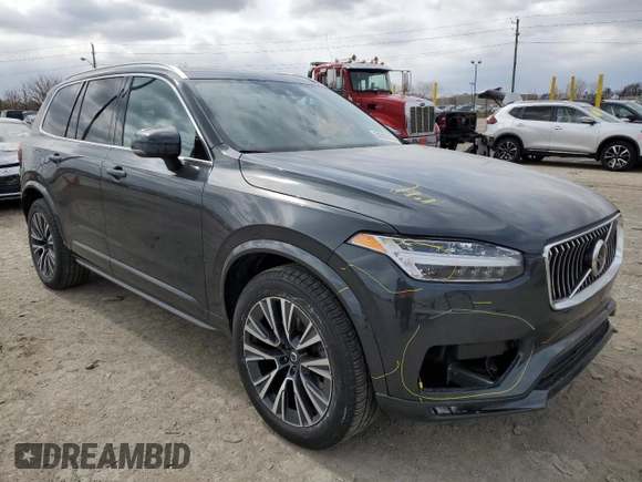 2022 Volvo XC90 Momentum with VIN YV4102PK7N1840816, listed as a Copart auction lot 50353515 with 36,558 mi miles and Salvage Title. Bid and sale history available at carsss.com. Image 4.