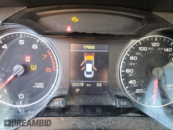 2009 Audi A4 Prestige with VIN WAUMK78K19N050865, listed as a Copart auction lot 61859375 with 352,316 mi miles and Clean title. Bid and sale history available at DreamBid. Image 9.