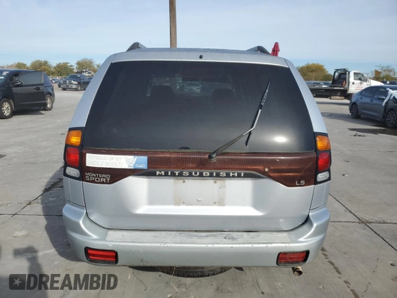 2004 Mitsubishi Montero z VIN JA4LS21R04J001580, wystawiony jako Copart lot #83385474 z przebiegiem 204 070 mil mil oraz Czysty tytuł • Clean title. Historia ofert i sprzedaży dostępna na DreamBid. Obrazek 6.