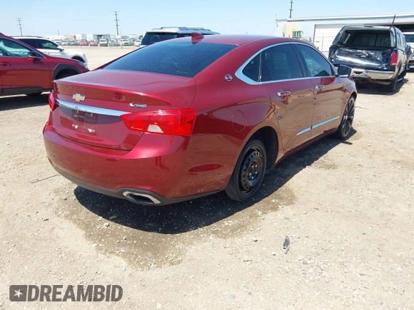 2017 Chevrolet Impala Premier with VIN 1G1145S31HU135949, listed as a IAAI auction lot 42045317 with 95,879 mi miles and . Bid and sale history available at DreamBid. Image 4.