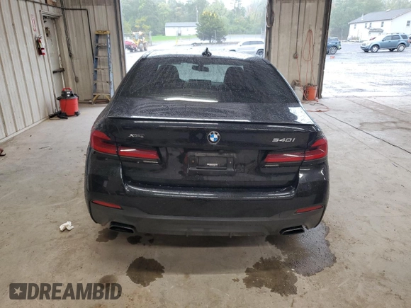 2023 BMW 5 Series 540i xDrive with VIN WBA73BJ02PCL24265, listed as a Copart auction lot 72735144 with 31,331 mi miles and Salvage Title. Bid and sale history available at carsss.com. Image 6.
