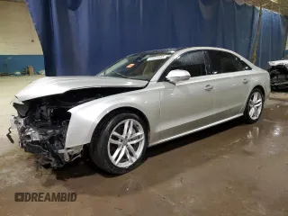 2017 Audi A8 L Sport with VIN WAU43AFD5HN017798, listed as a Copart auction lot 41431545 with 128,975 mi miles and Clean Title. Bid and sale history available at carsss.com. Image 1.