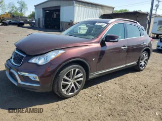 2017 Infiniti QX50 with VIN JN1BJ0RR2HM410121, listed as a Copart auction lot 59464585 with 95,012 mi miles and Salvage title. Bid and sale history available at DreamBid. Image 1.