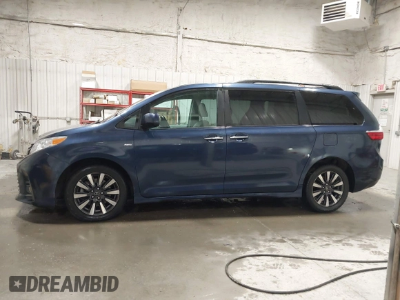 2018 Toyota Sienna XLE with VIN 5TDDZ3DC5JS198019, listed as a IAAI auction lot 42359536 with 56,224 mi miles and . Bid and sale history available at DreamBid. Image 14.