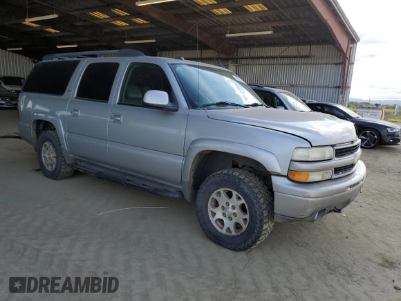 2005 Chevrolet Suburban Z71 with VIN 3GNFK16Z25G113295, listed as a Copart auction lot 47985685 with 0 mi miles and Salvage Title. Bid and sale history available at carsss.com. Image 4.
