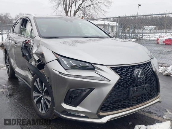 2018 Lexus NX with VIN JTJBARBZ2J2175925, listed as a IAAI auction lot 41553498 with 67,342 mi miles. Bid and sale history available at carsss.com. Image 1.