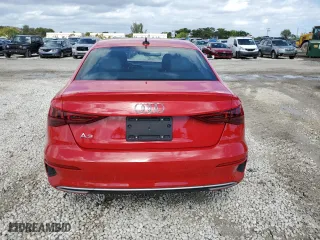 2022 Audi A3 Premium with VIN WAUAUDGY1NA072271, listed as a Copart auction lot 40297433 with 10,293 mi miles. Bid and sale history available at carsss.com. Image 6.