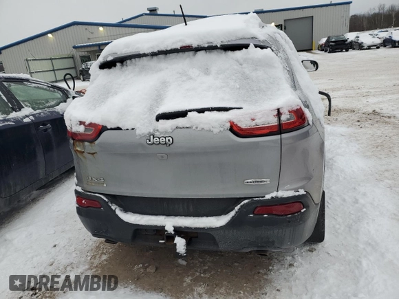 2014 Jeep Cherokee Latitude with VIN 1C4PJMCS7EW244474, listed as a Copart auction lot 84860154 with 154,082 mi miles and Non Repairable. Bid and sale history available at carsss.com. Image 6.