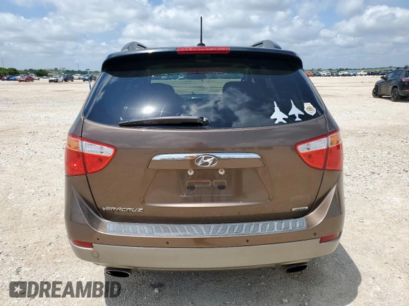 2012 Hyundai Veracruz Limited with VIN KM8NU4CC3CU187363, listed as a Copart auction lot 61385235 with 198,228 mi miles and Clean title. Bid and sale history available at DreamBid. Image 6.