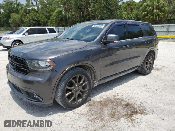 2017 Dodge Durango R/T with VIN 1C4SDHCT3HC606243, listed as a Copart auction lot 56936285 with 175,137 mi miles and Salvage title. Bid and sale history available at DreamBid. Image 1.