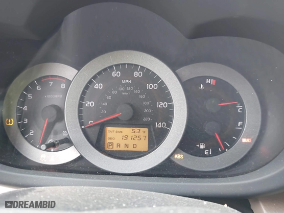 2007 Toyota RAV4 with VIN JTMZD33V975068878, listed as a IAAI auction lot 41881412 with 191,257 mi miles. Bid and sale history available at carsss.com. Image 7.