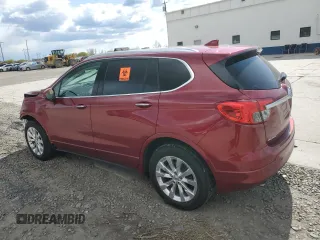 2017 Buick Envision Essence with VIN LRBFXDSAXHD051219, listed as a Copart auction lot 51872195 with Not Provided miles and Salvage Title. Bid and sale history available at carsss.com. Image 2.