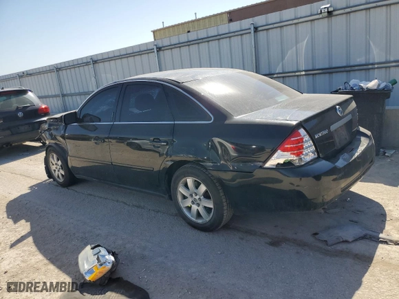 2005 Mercury Montego Luxury with VIN 1MEFM40185G620297, listed as a Copart auction lot 48629605 with 0 mi miles and Salvage Title. Bid and sale history available at carsss.com. Image 2.