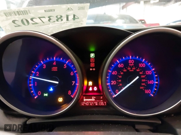 2011 Mazda 3 S Grand Touring with VIN JM1BL1W69B1366389, listed as a IAAI auction lot 41837202 with 124,072 mi miles and . Bid and sale history available at DreamBid. Image 7.