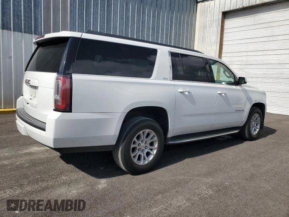 2018 GMC Yukon XL SLT z VIN 1GKS2GKC1JR249282, wystawiony jako Copart lot #59885685 z przebiegiem 154 169 mil mil oraz Czysty tytuł • Clean title. Historia ofert i sprzedaży dostępna na DreamBid. Obrazek 3.