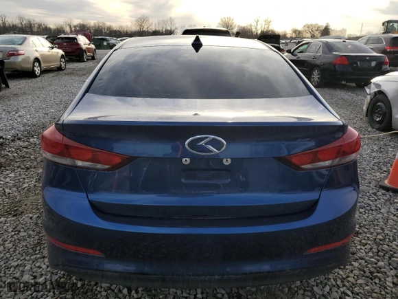 2017 Hyundai Elantra SE with VIN 5NPD84LF0HH107937, listed as a Copart auction lot 50074435 with 79,018 mi miles and Salvage Title. Bid and sale history available at carsss.com. Image 6.