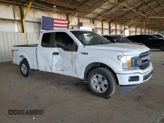 2020 Ford F-150 XL with VIN 1FTEX1CB7LKD45412, listed as a Copart auction lot 56198045 with 51,161 mi miles and Salvage title. Bid and sale history available at DreamBid. Image 4.