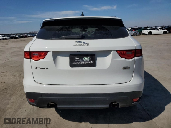 2020 Jaguar F-Pace 25t Prestige with VIN SADCK2FX7LA657601, listed as a Copart auction lot 45819725 with 48,568 mi miles and Salvage title. Bid and sale history available at DreamBid. Image 6.