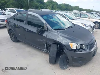 2013 Chevrolet Sonic LS with VIN 1G1JA5SH4D4138164, listed as a IAAI auction lot 42677319 with 144,244 mi miles and . Bid and sale history available at DreamBid. Image 1.