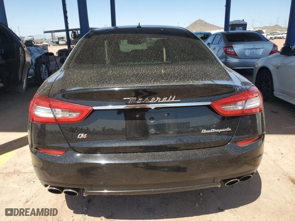2015 Maserati Quattroporte S Q4 with VIN ZAM56RRA5F1130200, listed as a Copart auction lot 51990285 with 73,066 mi miles and Salvage Title. Bid and sale history available at carsss.com. Image 6.