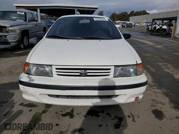 1992 Toyota Tercel z VIN JT2EL43B0N0152801, wystawiony jako Copart lot #43838825 z przebiegiem 81 697 mil mil oraz Tytuł czysty. Historia ofert i sprzedaży dostępna na DreamBid. Obrazek 5.