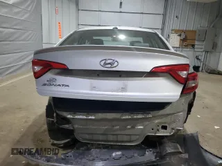 2017 Hyundai Sonata 2.4L with VIN 5NPE24AF3HH590025, listed as a Copart auction lot 47467755 with 40,037 mi miles and Salvage Title. Bid and sale history available at carsss.com. Image 6.