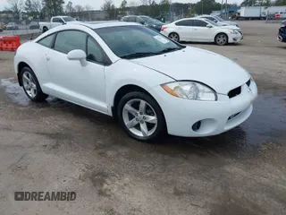 2008 Mitsubishi Eclipse GS with VIN 4A3AK24F18E004076, listed as a IAAI auction lot 41824112 with 49,985 mi miles. Bid and sale history available at carsss.com. Image 1.