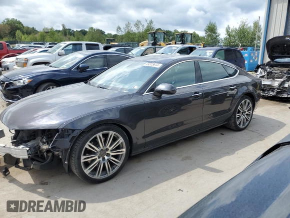 2015 Audi A7 3.0 TDI Premium Plus with VIN WAUWMAFC4FN002784, listed as a Copart auction lot 69375644 with 65,802 mi miles and Salvage Title. Bid and sale history available at carsss.com. Image 1.