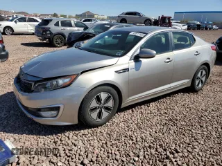 2013 Kia Optima Hybrid LX with VIN KNAGM4AD6D5051925, listed as a Copart auction lot 49817895 with 136,723 mi miles and Salvage Title. Bid and sale history available at carsss.com. Image 1.