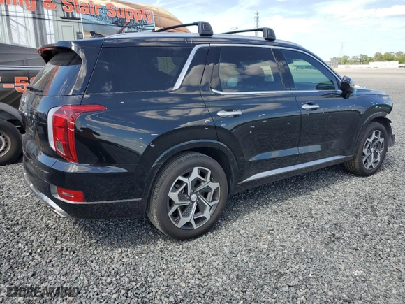 2022 Hyundai Palisade Calligraphy with VIN KM8R74HE0NU468560, listed as a Copart auction lot 48054665 with 55,084 mi miles and Salvage Title. Bid and sale history available at carsss.com. Image 3.