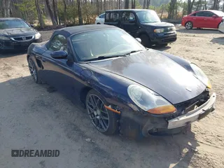 2001 Porsche Boxster with VIN WP0CA29841U626899, listed as a IAAI auction lot 41695245 with 138,097 mi miles. Bid and sale history available at carsss.com. Image 1.