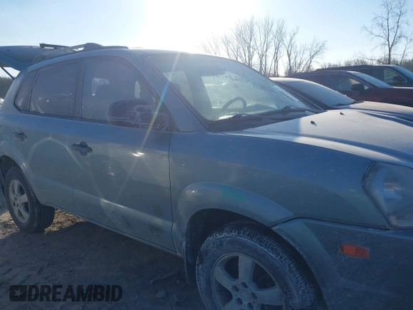 2007 Hyundai Tucson GLS with VIN KM8JM12B97U496766, listed as a IAAI auction lot 41071563 with 109,382 mi miles. Bid and sale history available at carsss.com. Image 13.