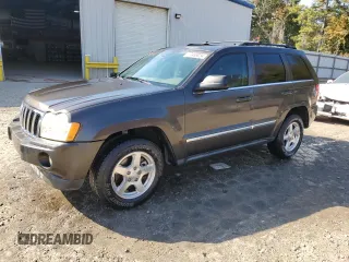 2006 Jeep Grand Cherokee Limited with VIN 1J4HS58N76C136007, listed as a Copart auction lot 77489034 with 117,023 mi miles and Salvage title. Bid and sale history available at DreamBid. Image 1.