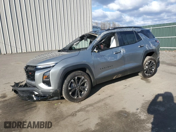 2025 Chevrolet Equinox AWD RS with VIN 3GNAXTEG8SL285728, listed as a Copart auction lot 51778115 with Not provided miles and Salvage title. Bid and sale history available at DreamBid. Image 1.