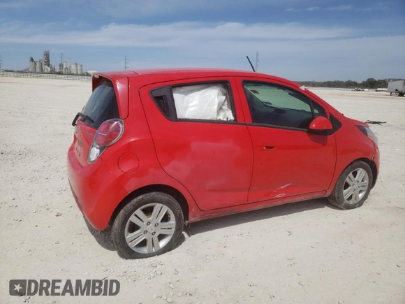2015 Chevrolet Spark LT with VIN KL8CD6S91FC793714, listed as a Copart auction lot 48635675 with 22,531 mi miles and Salvage Title. Bid and sale history available at carsss.com. Image 3.