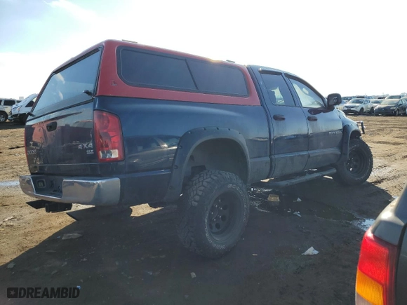 2003 Dodge Ram 1500 ST with VIN 1D7HU18DX3S225626, listed as a Copart auction lot 46526105 with 186,189 mi miles and Salvage Title. Bid and sale history available at carsss.com. Image 3.
