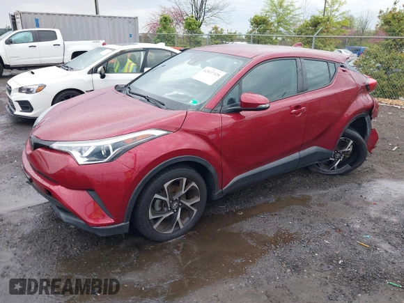2019 Toyota C-HR XLE with VIN NMTKHMBX0KR088761, listed as a IAAI auction lot 42037328 with 28,501 mi miles and . Bid and sale history available at DreamBid. Image 17.