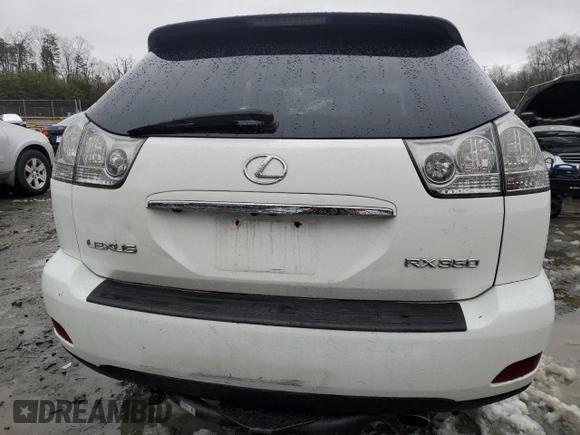 2008 Lexus RX 350 with VIN 2T2HK31U58C055203, listed as a Copart auction lot 44750825 with 248,958 mi miles and Non Repairable. Bid and sale history available at DreamBid. Image 6.