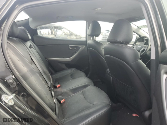 2012 Hyundai Elantra Limited with VIN 5NPDH4AE3CH144290, listed as a Copart auction lot 46850955 with 151,302 mi miles and Salvage Title. Bid and sale history available at carsss.com. Image 10.