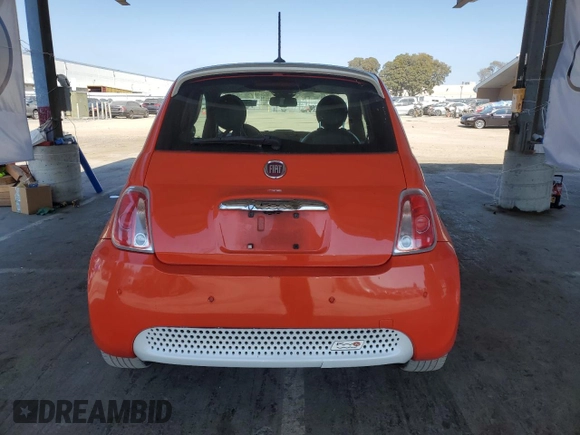 2013 FIAT 500e with VIN 3C3CFFGE7DT751092, listed as a Copart auction lot 54049135 with 66,997 mi miles and Clean Title. Bid and sale history available at carsss.com. Image 6.