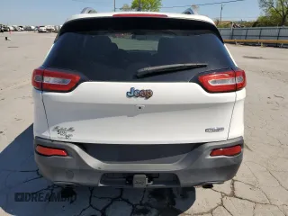 2014 Jeep Cherokee Latitude with VIN 1C4PJMCS4EW227468, listed as a Copart auction lot 52985585 with 183,023 mi miles and Salvage Title. Bid and sale history available at carsss.com. Image 6.