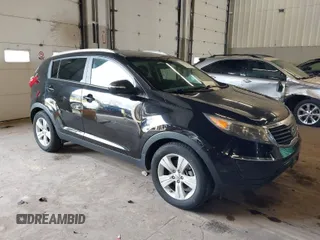 2012 Kia Sportage LX with VIN KNDPB3A28C7211680, listed as a IAAI auction lot 41678361 with 1 mi miles. Bid and sale history available at carsss.com. Image 1.
