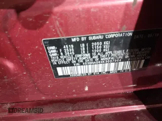 2019 Subaru Legacy Special Sports z VIN 4S3BNAS6XK3037964, wystawiony jako IAAI lot #41857122 z przebiegiem 80 309 mil mil oraz . Historia ofert i sprzedaży dostępna na DreamBid. Obrazek 9.