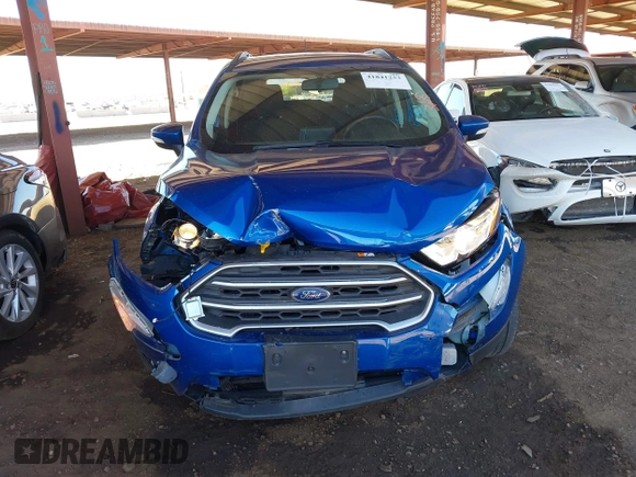 2021 Ford EcoSport SE with VIN MAJ3S2GE4MC445646, listed as a IAAI auction lot 41841253 with 38,644 mi miles and . Bid and sale history available at carsss.com. Image 6.