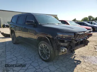 2024 Jeep Grand Wagoneer Series II Obsidian with VIN 1C4SJVFP5RS192539, listed as a Copart auction lot 62644495 with 7,780 mi miles and Salvage title. Bid and sale history available at DreamBid. Image 4.