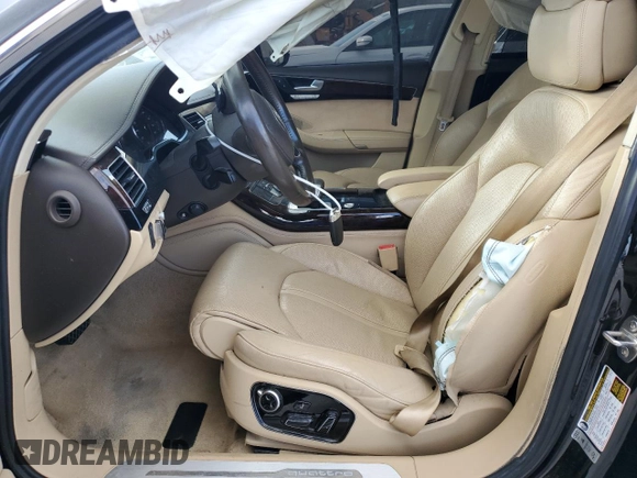 2017 Audi A8 L with VIN WAU44AFD1HN012059, listed as a Copart auction lot 80479364 with 126,890 mi miles and Salvage Title. Bid and sale history available at carsss.com. Image 7.