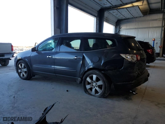 2012 Chevrolet Traverse LTZ with VIN 1GNKVLED4CJ344654, listed as a Copart auction lot 52522805 with 165,609 mi miles and Salvage Title. Bid and sale history available at carsss.com. Image 2.